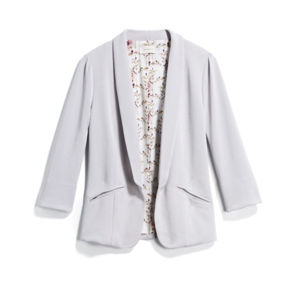 EUC Skies are Blue Hannah Modal Scuba Gray Blazer